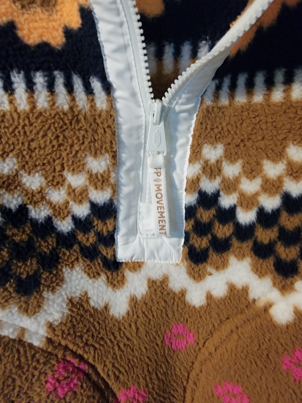 Free People Mountain High 1/2 Zip Fleece Sweater - Picture 3 of 4